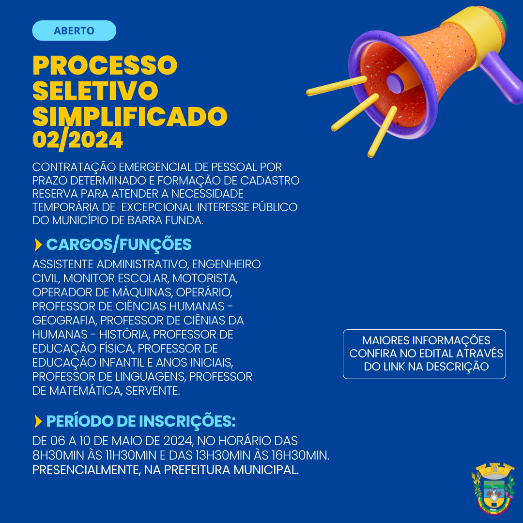 CARD PROCESSO SELETIVO
